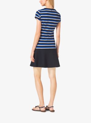 Striped Ponte Dress