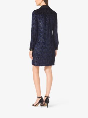 Robe chemisier en mélange de soie jacquard image number 1