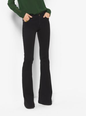 Michael Kors Brooke Flared Pants in Black