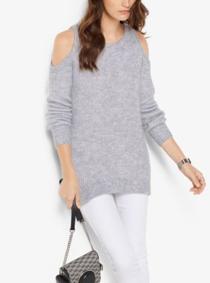 Michael kors cold shoulder on sale sweater