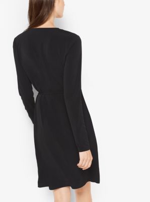 Matte-Jersey Wrap Dress