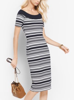 Striped Knit Dress