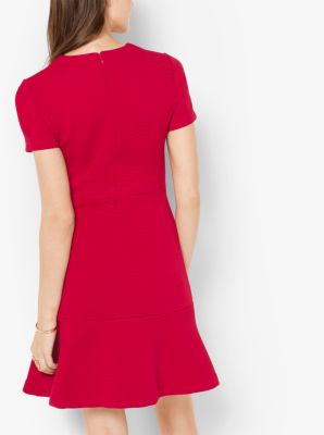 Ponte Flounce Dress Michael Kors Canada