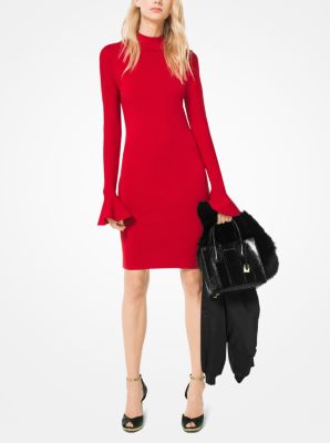 michael kors bell sleeve dress