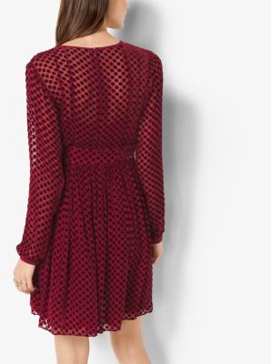 Michael kors red polka cheap dot dress