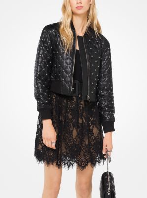 Michael kors studded clearance jacket