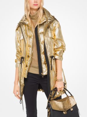 Metallic Nylon Anorak