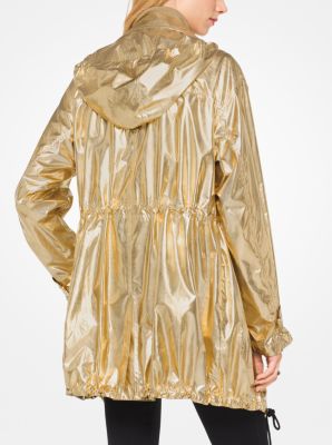 Metallic Nylon Anorak