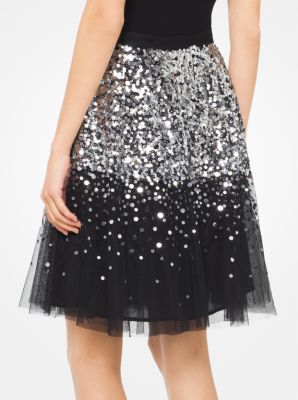Sequined Tulle Skirt
