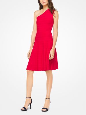 Asymmetrical Stretch-Knit Dress