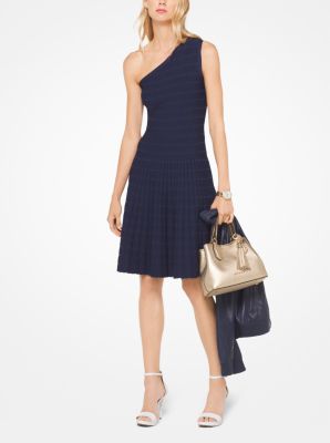 Asymmetrical Stretch-Knit Dress | Michael Kors