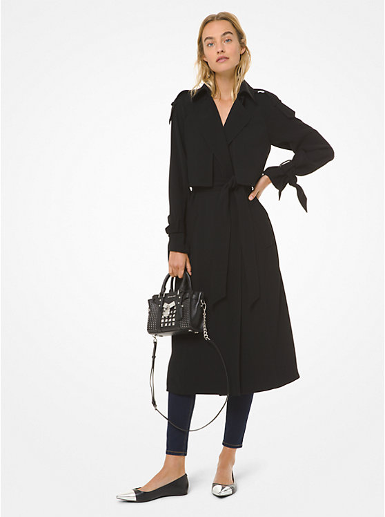 Draped Trench Coat image number 0