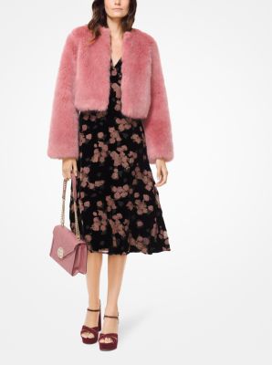 Michael michael kors outlet faux fur jacket