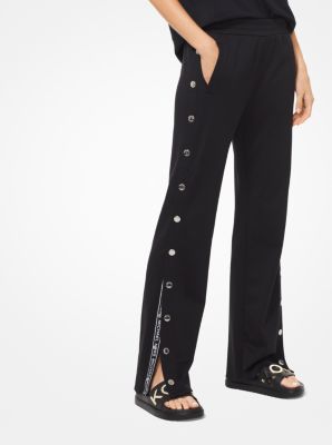 michael kors logo track pants