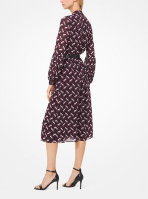 Michael kors 2025 chevron dress