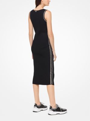 Robe en tricot c&ocirc;tel&eacute; &agrave; ornements