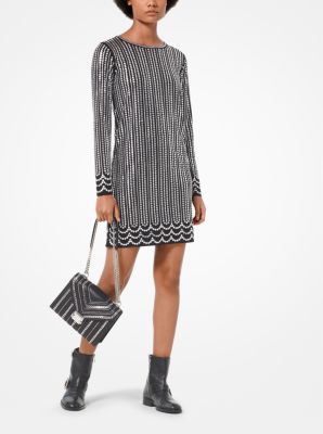 Michael kors studded jersey 2024 dress