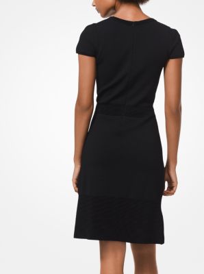 Stretch Knit V-Neck Dress | Michael Kors