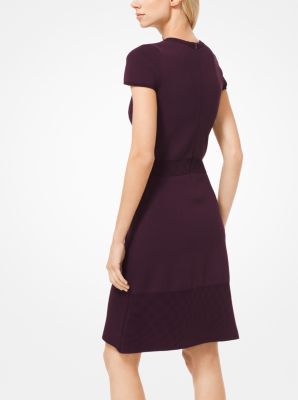 Stretch Knit V-Neck Dress image number 1