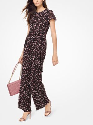 michael kors rose print dress