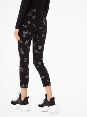 Michael kors izzy hot sale skinny jeans black