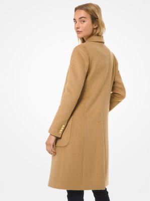 Michael kors double hot sale breasted wool coat