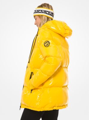 Michael kors best sale yellow coat