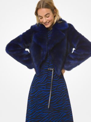 michael kors blue coat