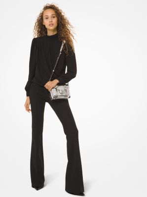 Stretch-Twill Flared Pants | Michael Kors