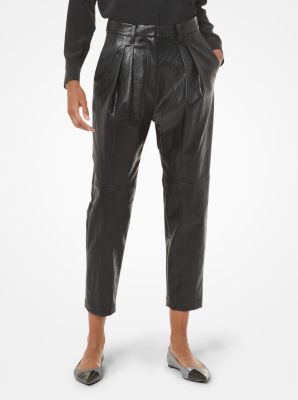 michael kors leather pants