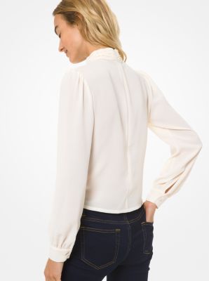 Crepe Draped Blouse image number 1