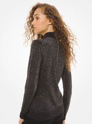 Michael kors metallic outlet sweater