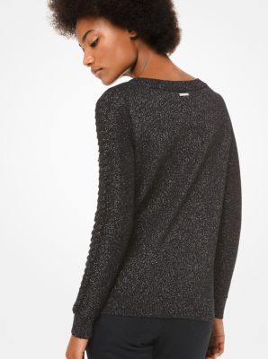 Michael kors outlet metallic sweater