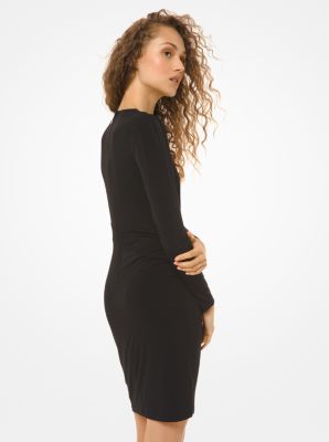 Matte-Jersey Wrap Dress