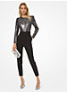 Sequined Lace Tuxedo Jumpsuit image number 0