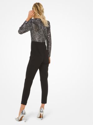 Michael kors best sale animal print jumpsuit