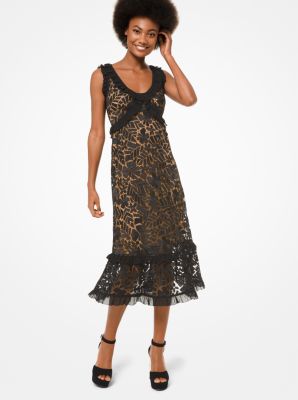 michael michael kors floral lace dress