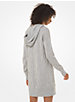 Crystal-Fringed Cotton-Blend Hoodie Dress image number 1
