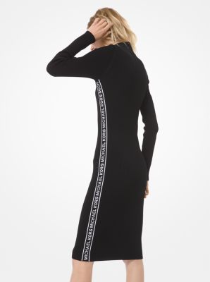 michael kors black knit dress