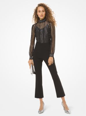 Michael kors store lace bodice jumpsuit