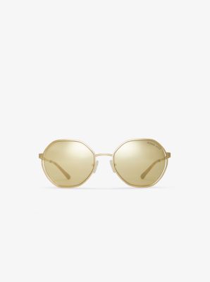 Porto Sunglasses in BLACK/GOLD | Michael Kors [US] display picture 2