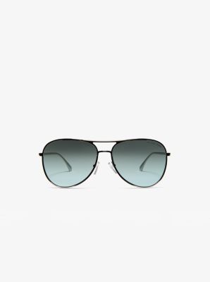 Buy the Michael Kors Chelsea Purple Aviator Sunglasses