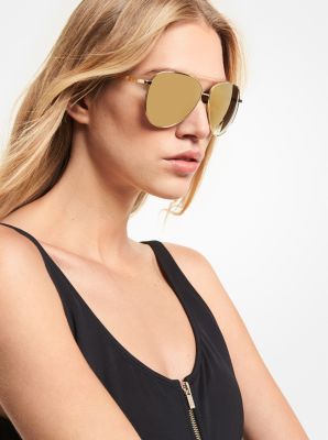 Limited-Edition New York City 18K Gold Plated Sunglasses