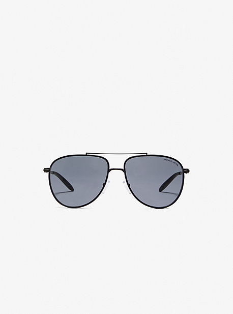 MK Saxon Sunglasses - Black - Michael Kors
