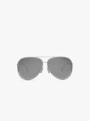 Michael Kors Portofino Sunglasses In Silver