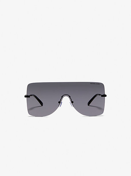 Shop Michael Kors London Sunglasses In Black