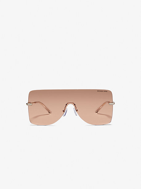 Shop Michael Kors London Sunglasses In Brown
