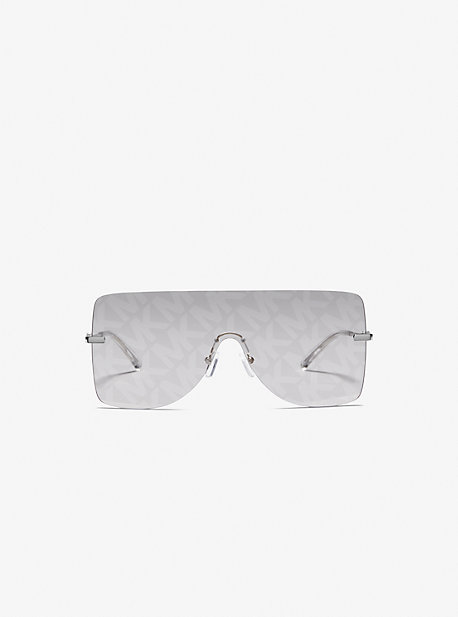 Shop Michael Kors London Sunglasses In Silver