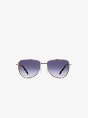 Shop Michael Kors Whistler Sunglasses In Silver