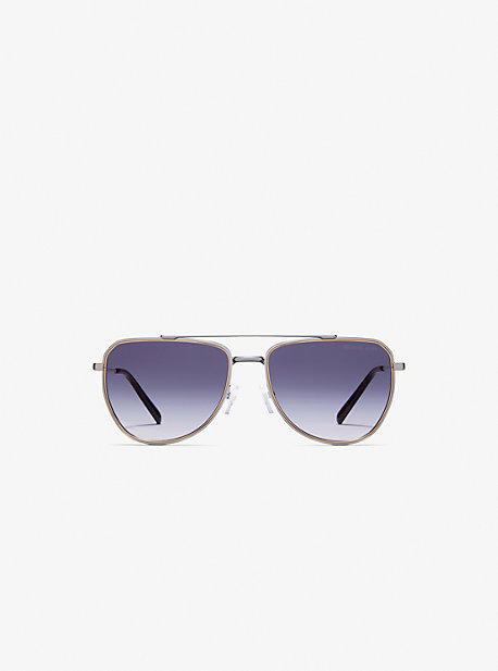Shop Michael Kors Whistler Sunglasses In Silver